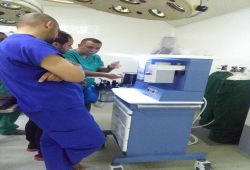AL-MUBDAA Scientific Company in ALSHEFAA Hospital / Anesthesia carts